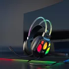 Wozinsky WSG-1118 Vezetékes Gaming Fejhallgató Mikrofonnal és RGB Háttérvilágítással - Fekete