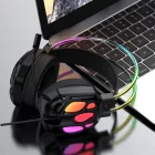 Wozinsky WSG-1118 Vezetékes Gaming Fejhallgató Mikrofonnal és RGB Háttérvilágítással - Fekete