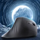 Wozinsky WWM-1076 Vezeték Nélküli Vertikális Ergonómikus Egér - 3600 DPI - Fekete