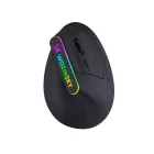 Wozinsky WMG-1164 Vezeték Nélküli Vertikális Ergonómikus Gaming Egér - 3600 DPI + RGB - Fekete