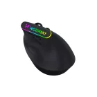 Wozinsky WMG-1164 Vezeték Nélküli Vertikális Ergonómikus Gaming Egér - 3600 DPI + RGB - Fekete