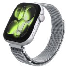 Apple Watch (40/41/42mm) Óraszíj - Spigen WBM4 Modern Fit - Ezüst