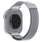 Apple Watch (40/41/42mm) Óraszíj - Spigen WBM4 Modern Fit - Ezüst