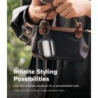 AirPods Pro 3 Tok - Ringke UX Magnetic - Átlátszó-Fekete