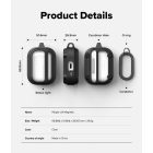 AirPods Pro 3 Tok - Ringke UX Magnetic - Átlátszó-Fekete