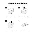 AirPods Pro 3 Tok - Ringke UX Magnetic - Átlátszó-Fekete