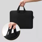 Wozinsky WNT-13B 13-14" Laptop Táska Behúzható Neoprén Fogantyúval - Fekete