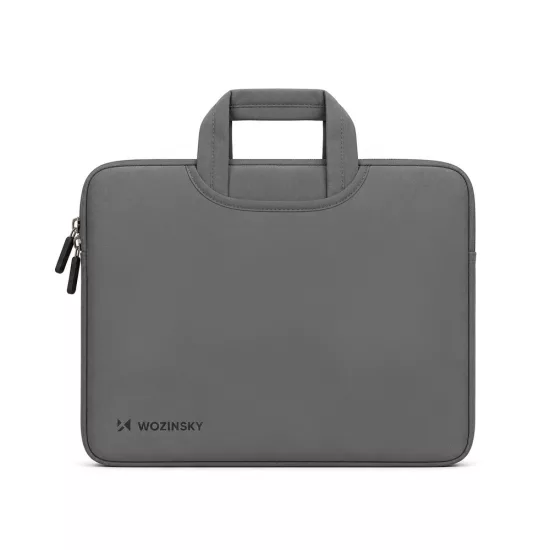 Wozinsky WNT-13G 13-14" Laptop Táska Behúzható Neoprén Fogantyúval - Szürke
