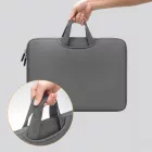 Wozinsky WNT-15G 15.6" Laptop Táska Behúzható Neoprén Fogantyúval - Szürke