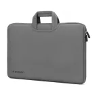 Wozinsky WNT-17G 17.3" Laptop Táska Behúzható Neoprén Fogantyúval - Szürke