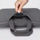 Wozinsky WNT-17G 17.3" Laptop Táska Behúzható Neoprén Fogantyúval - Szürke