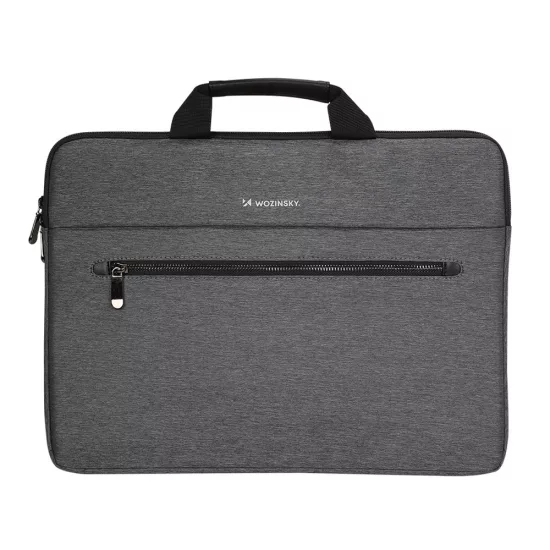 Wozinsky WTL-15 15.6" Laptop Táska Fém Cipzárral - Szürke