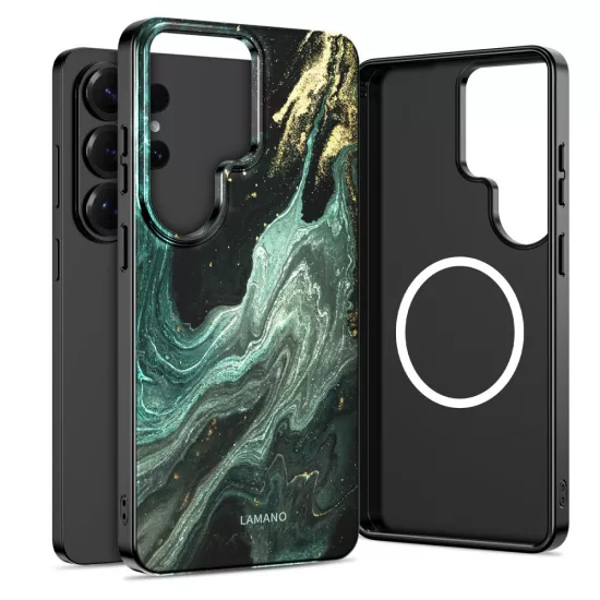 Samsung Galaxy S26 Ultra Tok - Tech-Protect Lamano MagSafe - Verde Aura