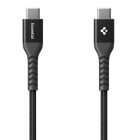 Spigen Essential USB-C - USB-C Kábel - 1m 100W - Fekete