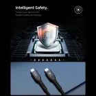 Spigen Essential USB-C - USB-C Kábel - 1m 100W - Fekete