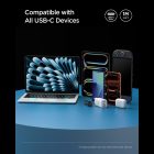 Spigen Essential USB-C - USB-C Kábel - 1m 100W - Fekete