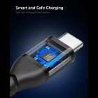 Spigen Essential USB-C - USB-C Kábel - 1m 100W - Fekete