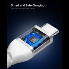 Spigen Essential USB-C - USB-C Kábel - 1m 100W - Fehér