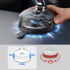 Joyroom JR-ZS510 Mágneses Autós Tartó Tapadókoronggal - Fekete