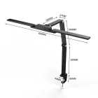 Wozinsky WLM-800 Asztali Lámpa Monitorhoz Távirányítóval - Fekete