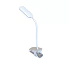 Wozinsky Mini LED Olvasólámpa Csipesszel és USB-C Kábellel 80 cm - Fehér