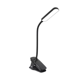   Wozinsky Mini LED Olvasólámpa Csipesszel és USB-C Kábellel 80 cm - Fekete