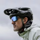 Rockbros LK-99 MTB Sisak Állítható Napellenzővel és Mágneses Rögzítéssel - 58-62 cm - Titán
