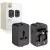 Tech-Protect TA300 EU / UK / AU Utazó Adapter - Fekete
