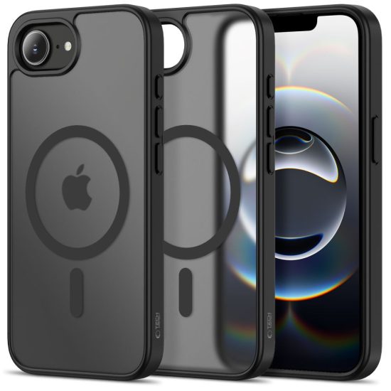 iPhone 16e / 17e Tok - Tech-Protect BasicMag MagSafe - Fekete