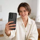 Samsung Galaxy A37 5G Tok - Tech-Protect Rugged Shield - Áttetsző-Fekete