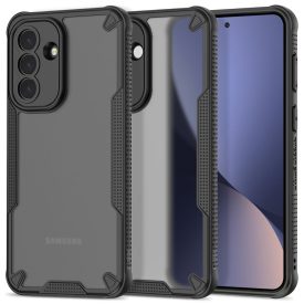   Samsung Galaxy A57 5G Tok - Tech-Protect Rugged Shield - Áttetsző-Fekete