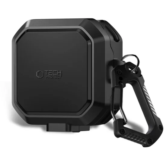 Samsung Galaxy Buds 4 / 4 Pro Tok - Tech-Protect Carbonox MagSafe - Fekete