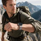 Apple Watch (44/45/46/49mm) Óraszíj - Tech-Protect Milano Vanguard - Titán