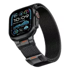 Apple Watch (44/45/46/49mm) Óraszíj - Tech-Protect Milano Vanguard - Fekete