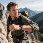 Apple Watch (44/45/46/49mm) Óraszíj - Tech-Protect Milano Vanguard - Fekete