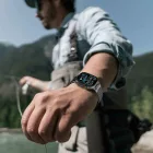 Apple Watch (44/45/46/49mm) Óraszíj - Tech-Protect Milano Vanguard - Fekete