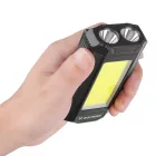 Wozinsky Újratölthető Munkalámpa - 1500 lm IPX6 - Powerbank Funkcióval - Szürke