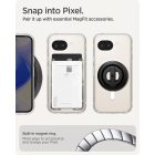 Google Pixel 10A Tok - Spigen Ultra Hybrid MagFit - Átlátszó-Fehér