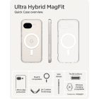 Google Pixel 10A Tok - Spigen Ultra Hybrid MagFit - Átlátszó-Fehér
