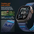 Apple Watch (44/45/46/49mm) Óraszíj - Spigen Athlex Air 2 - Kék
