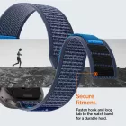 Apple Watch (44/45/46/49mm) Óraszíj - Spigen Athlex Air 2 - Kék