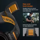 Apple Watch (44/45/46/49mm) Óraszíj - Spigen Athlex Air 2 - Fekete-Narancs