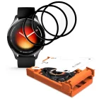 Xiaomi Watch 5 Kijelzővédő Fólia - Tech-Protect Easy Set Flex+ Hybrid Glass - Fekete x 3 db