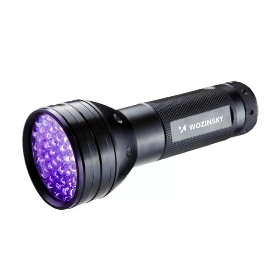 Wozinsky UV Elemlámpa - 3xAA IP65 - Fekete