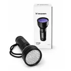 Wozinsky UV Elemlámpa - 3xAA IP65 - Fekete