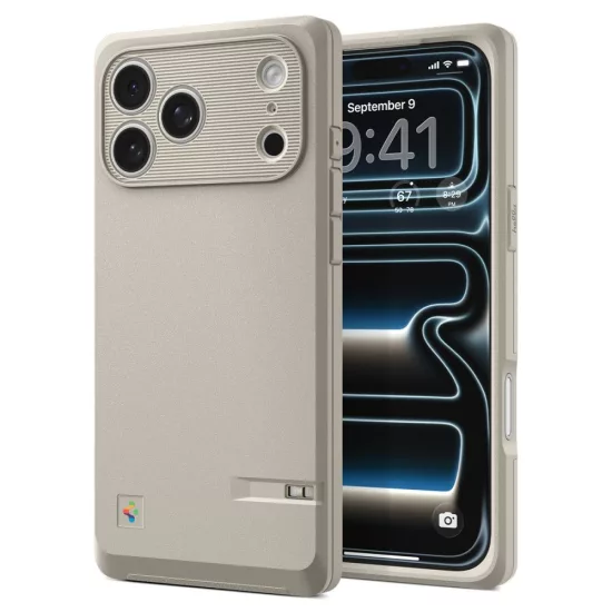 iPhone 17 Pro Max Tok - Spigen Classic LS MagSafe - Bézs