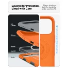 iPhone 17 Pro Tok - Spigen Silicone Fit MagFit - Narancs
