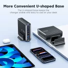 Tech-Protect DC240W-GaN Töltőállomás 240W - 4x USB-C + 2x USB-A - Fekete