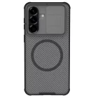Samsung Galaxy A57 5G Tok - Nillkin CamShield Pro Magnetic - Áttetsző-Fekete