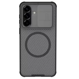   Samsung Galaxy A57 5G Tok - Nillkin CamShield Pro Magnetic - Áttetsző-Fekete